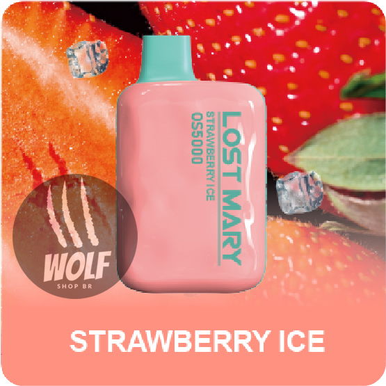 Lost Mary OS5000 Strawberry Ice Pod Descartável