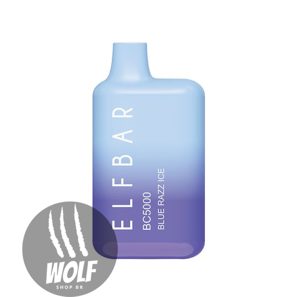 Elf Bar BC5000 Blue Razz Ice Pod Descartável