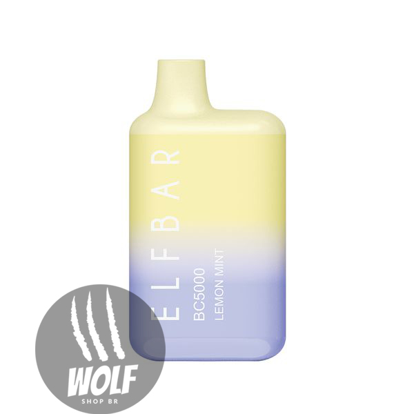 Elf Bar BC5000 Lemon Mint Pod Descartável