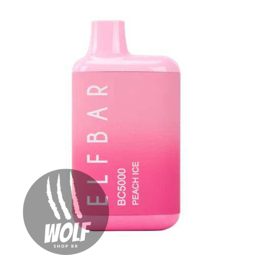 Elf Bar BC5000 Peach Ice Pod Descartável
