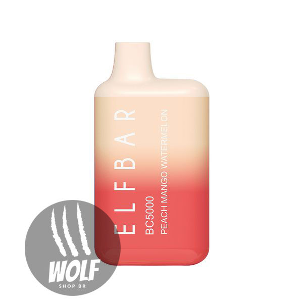 Elf Bar BC5000 Peach Mango Watermelon Pod Descartável