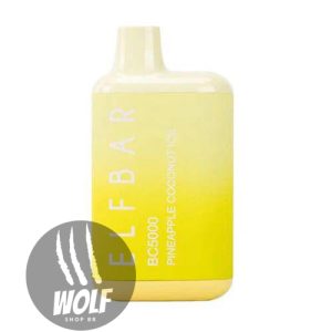 Elf Bar BC5000 - Pineapple Coconut Ice - Pod Descartável - 5000 Puffs 650mah
