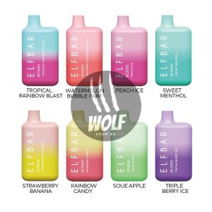 Elf Bar BC5000 - Rainbow Candy - Pod Descartável - 5000 Puffs 650mah
