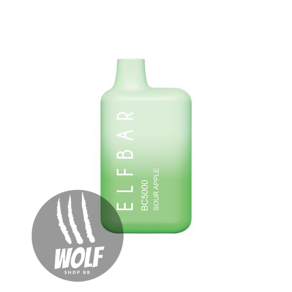 Elf Bar BC5000 Sour Apple Pod Descartável