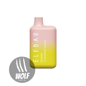 Elf Bar BC5000 Strawberry Banana Pod Descartável