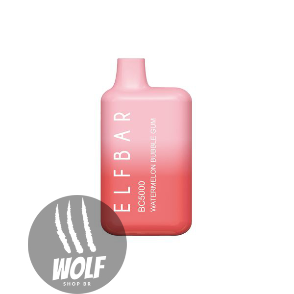 Elf Bar BC5000 Watermelon Bubble Gum Pod Descartável