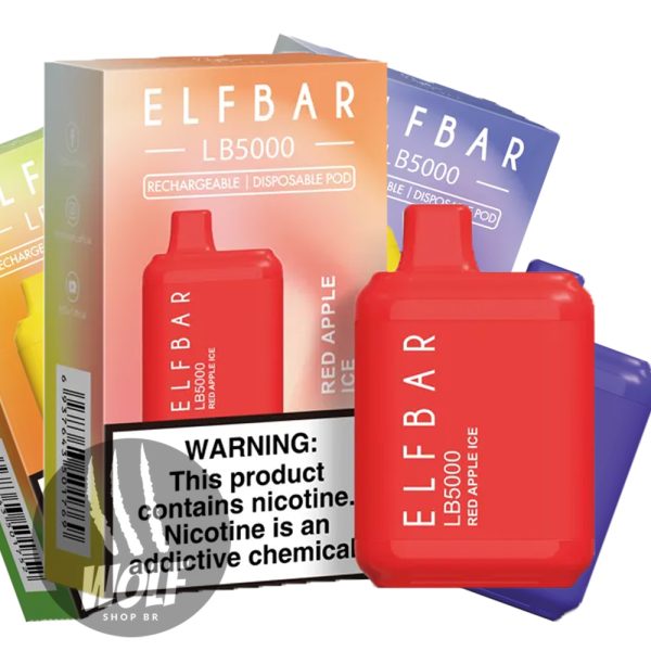 Elf Bar LB5000 Pod Descartável Recarregável