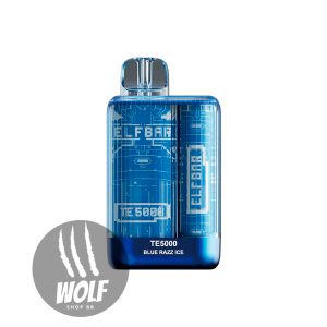 Elf Bar TE5000 Blue Razz Ice Pod Descartável