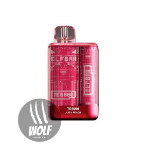 Elf Bar TE5000 Juicy Peach Pod Descartável 5000 Puffs