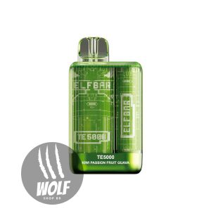 Elf Bar TE5000 Kiwi Passion Fruit Guava Pod Descartável 5000 Puffs