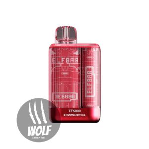 Elf Bar TE5000 Strawberry Ice Pod Descartável 5000 Puffs