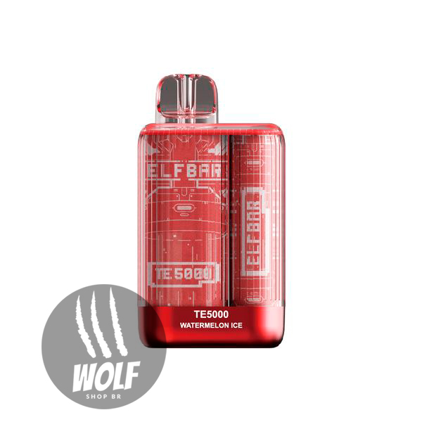 Elf Bar TE5000 Watermelon Ice Pod Descartável 5000 Puffs