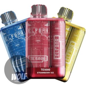 Elf Bar TE5000 - Pod Descartável - 5000 puffs 550mAh (Recarregável)