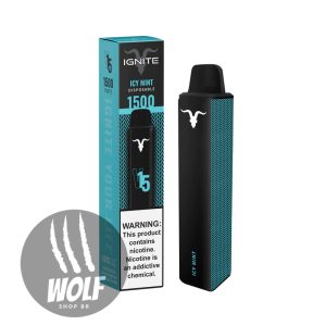 Ignite V15 Icy Mint Pod Descartável 1500 Puffs