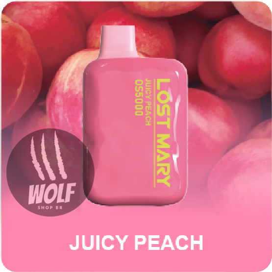 Lost Mary OS5000 Juicy Peach Pod Descartável 5000 Puffs