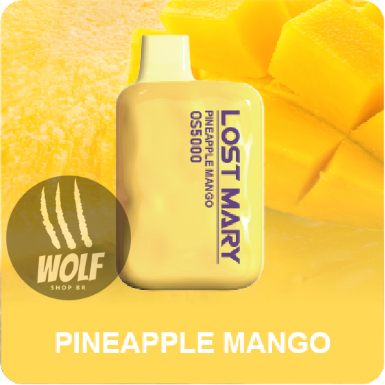 Lost Mary OS5000 Pineapple Mango Pod Descartável 5000 Puffs