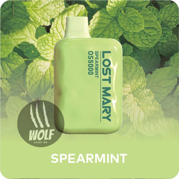 Lost Mary OS5000 Spearmint Pod Descartável 5000 Puffs