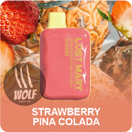 Lost Mary OS5000 Strawberry Piña Colada Pod Descartável 5000 Puffs
