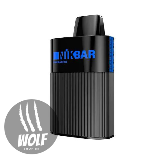 Nikbar 6000 Puffs Blue Razz Ice Pod Descartável
