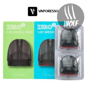 Pod Cartucho com Coil de Reposição Renova Zero 2 Mesh Coil 1.0 e Ccell Coil 1.3