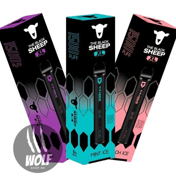 The Black Sheep XL Pod Descartável 1500 Puffs Moderno