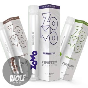 Pod Descartável Zomo Twister DTL System 650 Puffs