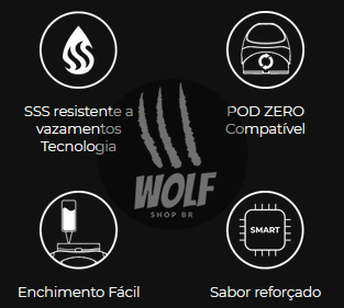 Funcionalidades Do Pod System Zero S da Vaporesso na Wolf