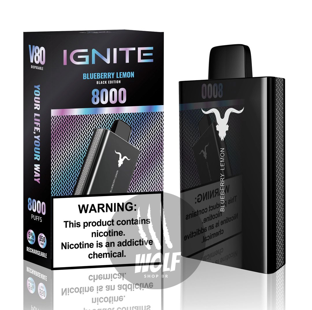 IGNITE V80 - 8000 Puffs - Pod Descartável