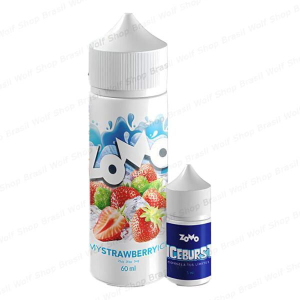 Nice Salt ZOMO Vape Ice Burst Juice Free Base Strawberry Ice na Wolf Shop