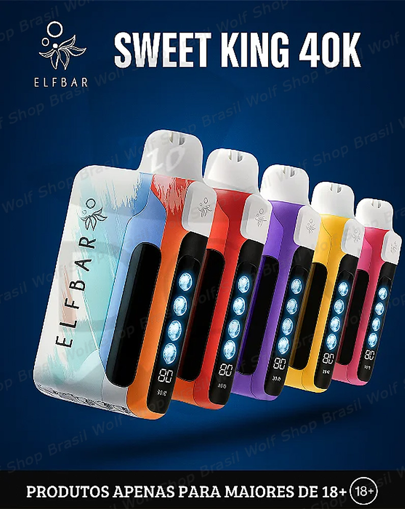 AD Sabor Pod Descartável ELF BAR Sweet King 40K na Wolf Shop Brasil