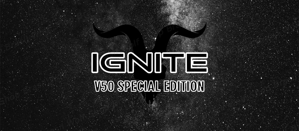 Banner Pod Descartável IGNITE V50 Black Special Edition na Wolf Shop Brasil