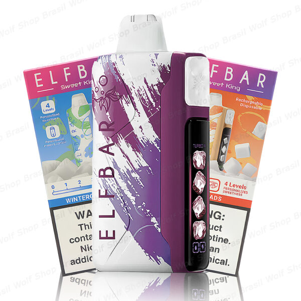 Principal Pod Descartável ELF BAR Sweet King 40K na Wolf Shop Brasil