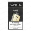 Caixa Pod Descartável IGNITE V80 Gold Edition na Wolf Shop Brasil