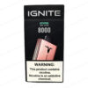 Caixa Pod Descartável IGNITE V80 Rose na Wolf Shop Brasil